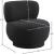 Calais Boucle Fabric Accent Chair with Upholstered Base