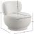 Calais Boucle Fabric Accent Chair with Upholstered Base