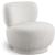 Calais Boucle Fabric Accent Chair with Upholstered Base