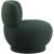Calais Boucle Fabric Accent Chair with Upholstered Base