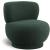 Calais Boucle Fabric Accent Chair with Upholstered Base