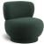Calais Boucle Fabric Accent Chair with Upholstered Base