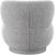 Calais Boucle Fabric Accent Chair with Upholstered Base