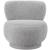 Calais Boucle Fabric Accent Chair with Upholstered Base