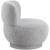 Calais Boucle Fabric Accent Chair with Upholstered Base
