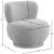 Calais Boucle Fabric Accent Chair with Upholstered Base