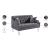 Roxy Velvet Loveseat