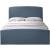 Tess Velvet Queen Size Bed