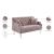 Roxy Velvet Loveseat
