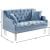Roxy Velvet Loveseat