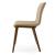 Annie Fabric/Wood Customizable Dining Chair