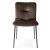 Annie Fabric/Metal Customizable Dining Chair w/Plush Seat