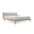 Fluff Upholstery/Wood Platform Bed