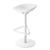 Palm Fabric/Metal Customizable Swivel Adjustable Height Stool