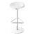 Palm Fabric/Metal Customizable Swivel Adjustable Height Stool