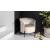 Rendez-Vous Fabric/Metal Customizable Upholstered Lounge Armchair
