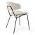 Sophia Fabric/Metal Customizable Dining Chair