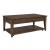 Lake House Rectangular Wood Lift Top Cocktail Table w/Casters