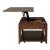 Lake House Coffee Table Set | Rustic Oak Wood Storage Tables