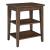 Lake House Rectangular Wood Storage Tiered Table