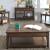 Lake House Coffee Table Set | Rustic Oak Wood Storage Tables