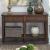 Lake House Rectangular Wood Sofa Table w/2 Drawers
