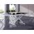 2109 Modern Rectangular Glass Extendable Dining Table