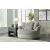Lindyn Polyester Oversized Swivel Accent Chair
