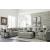 Lindyn 5-Piece Polyester L-Shaped Sectional Sofa