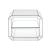 Meria 97938 Mirrored/Glass Accent Table
