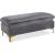 Naomi Velvet Ottoman/Bench