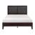 Edina Leatherette/Wood Veneer Panel Bed