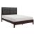 Edina Leatherette/Wood Veneer Panel Bed