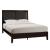 Edina Leatherette/Wood Veneer Panel Bed
