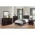 Edina Leatherette/Wood Veneer Panel Youth Bedroom Set