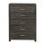 Edina Leatherette/Wood Veneer Panel Youth Bedroom Set