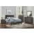 Edina Leatherette/Wood Veneer Panel Bedroom Set