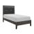 Edina Leatherette/Wood Veneer Panel Youth Bedroom Set