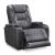 Composer Polyester/PU Power Recliner w/Ambient Blue LED Lighting