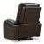 Composer Polyester/PU Power Recliner w/Ambient Blue LED Lighting