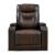 Composer Polyester/PU Power Recliner w/Ambient Blue LED Lighting