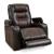 Composer Polyester/PU Power Recliner w/Ambient Blue LED Lighting