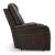 Composer Polyester/PU Power Recliner w/Ambient Blue LED Lighting