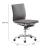 Lider Plus Leatherette Adjustable Height Office Chair w/o Arms