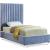 Candace Velvet Twin Size Bed