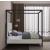James Linen Fabric King Size Bed