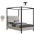 James Linen Fabric Queen Size Bed