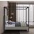 James Linen Fabric King Size Bed