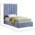 Candace Velvet Twin Size Bed