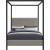 James Linen Fabric Queen Size Bed